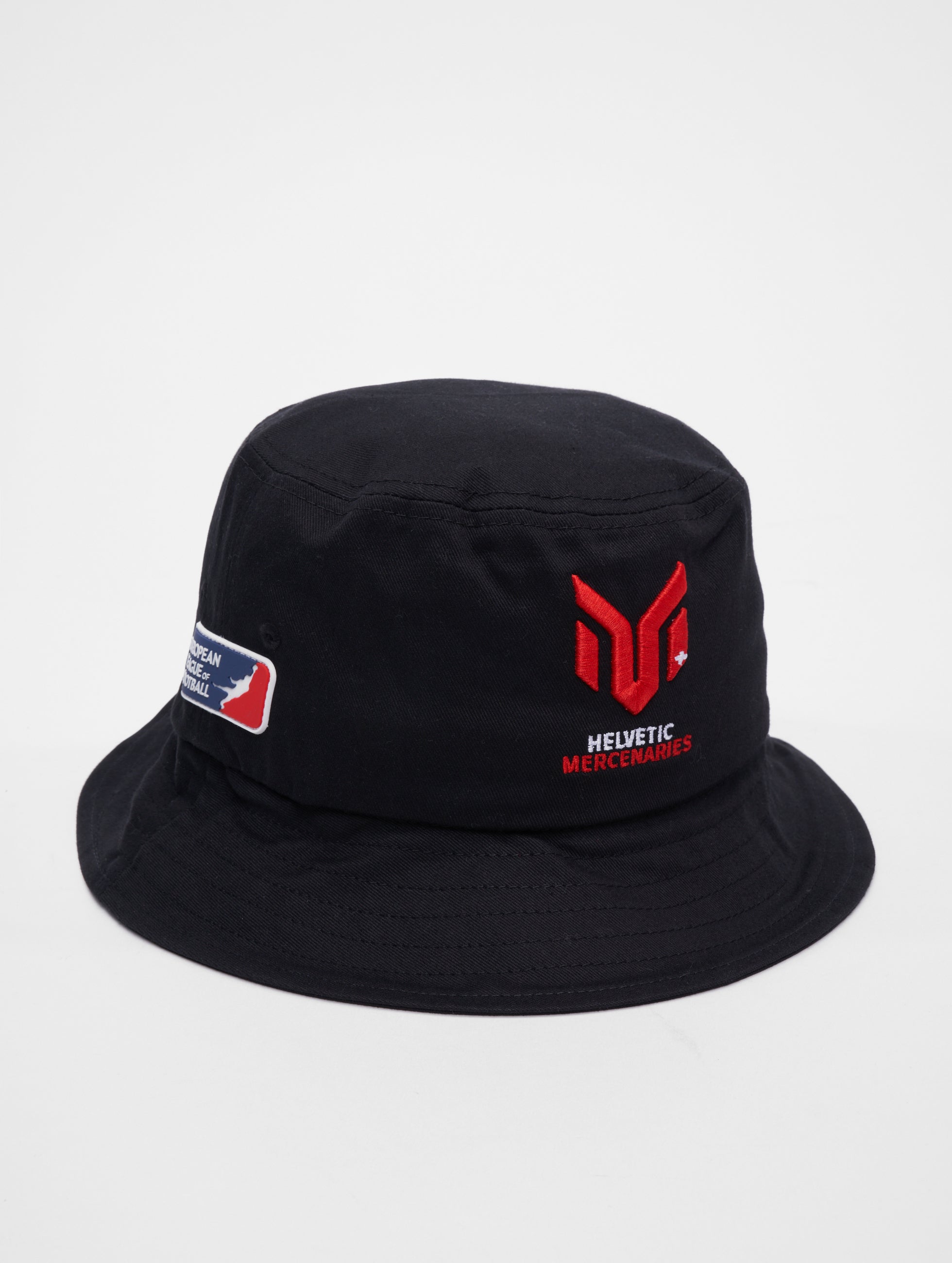 Helvetic Mercenaries Black Bucket Hat