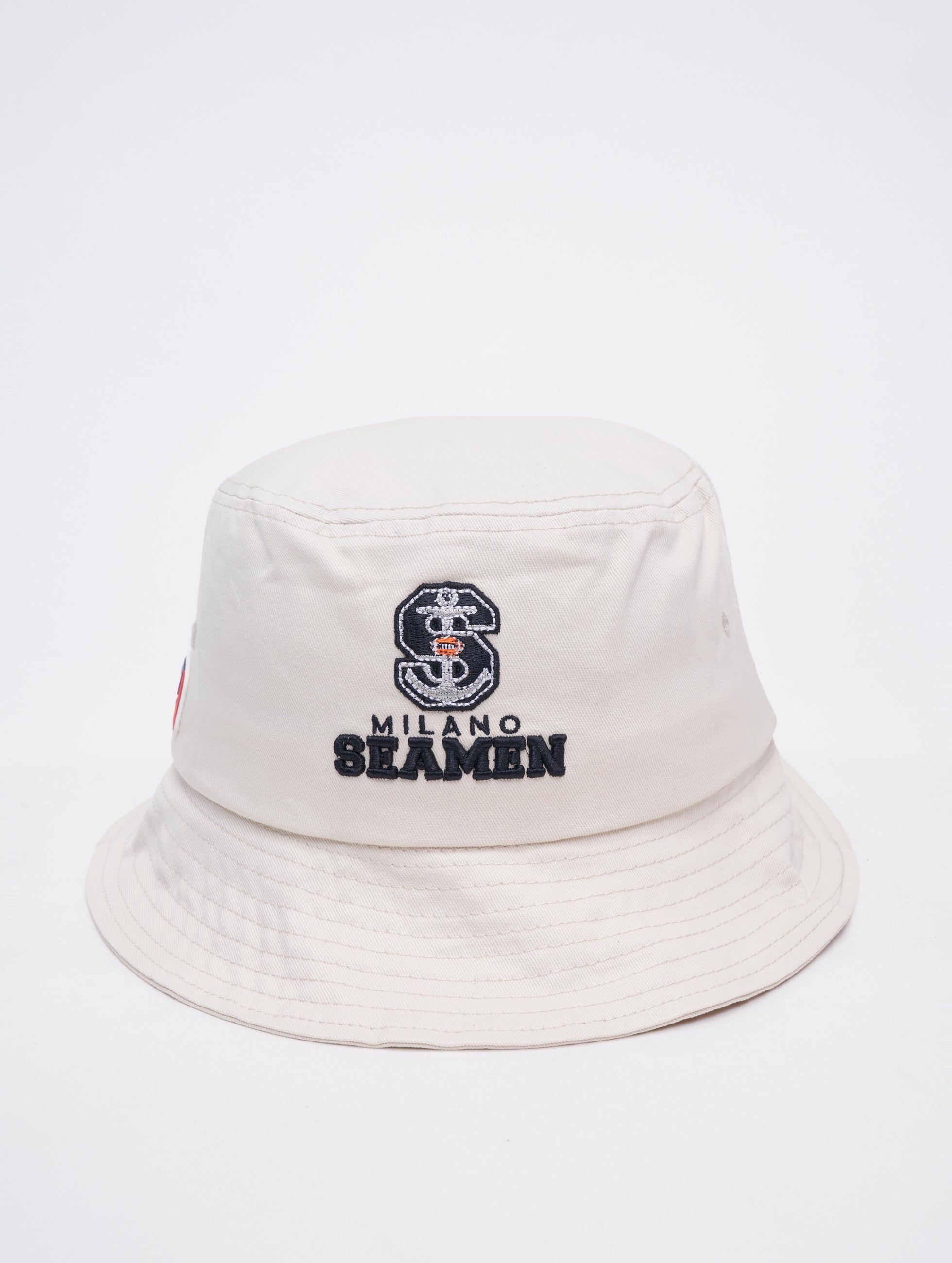 Milano Seamen White Bucket Hat