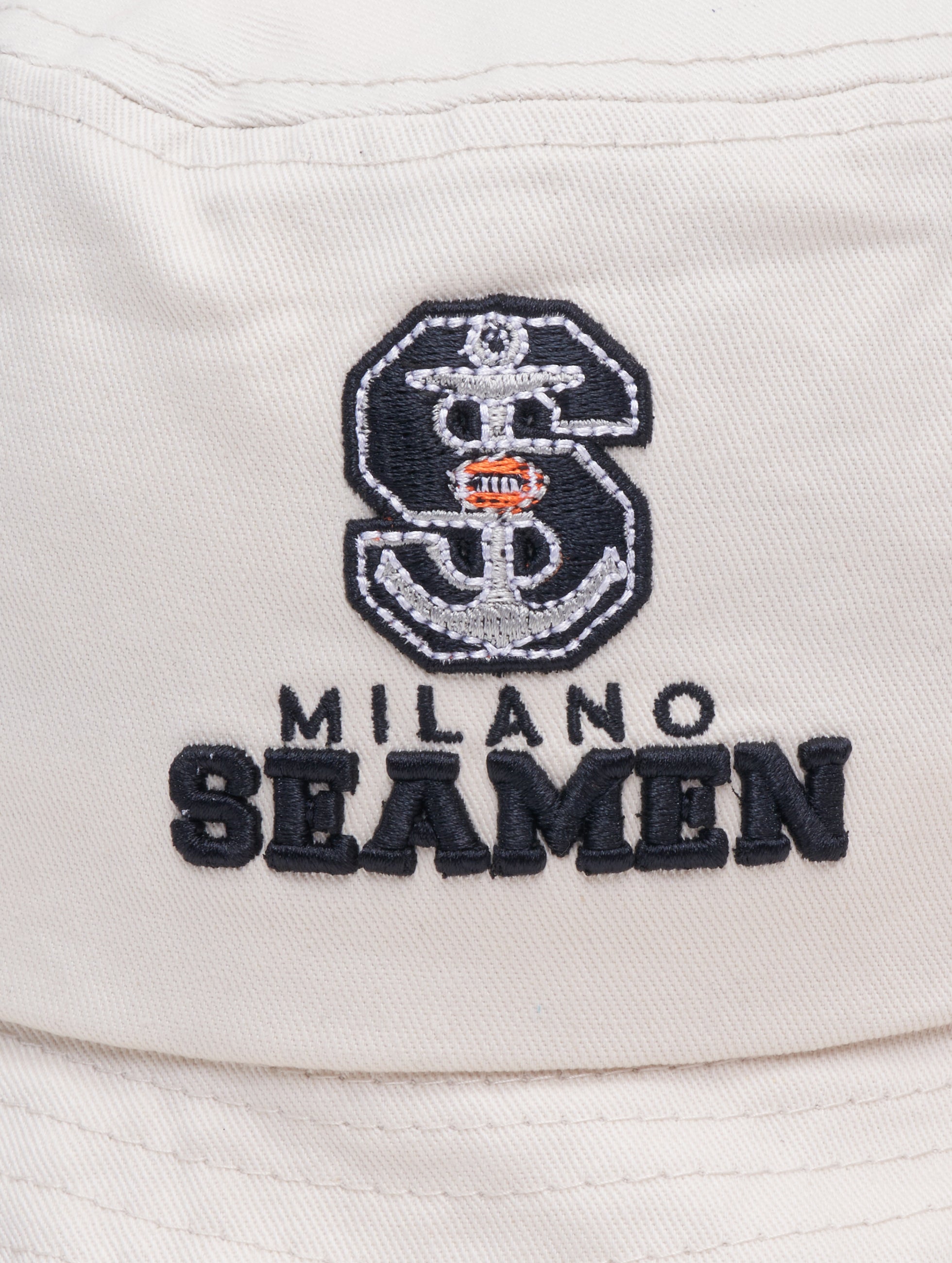 Milano Seamen White Bucket Hat