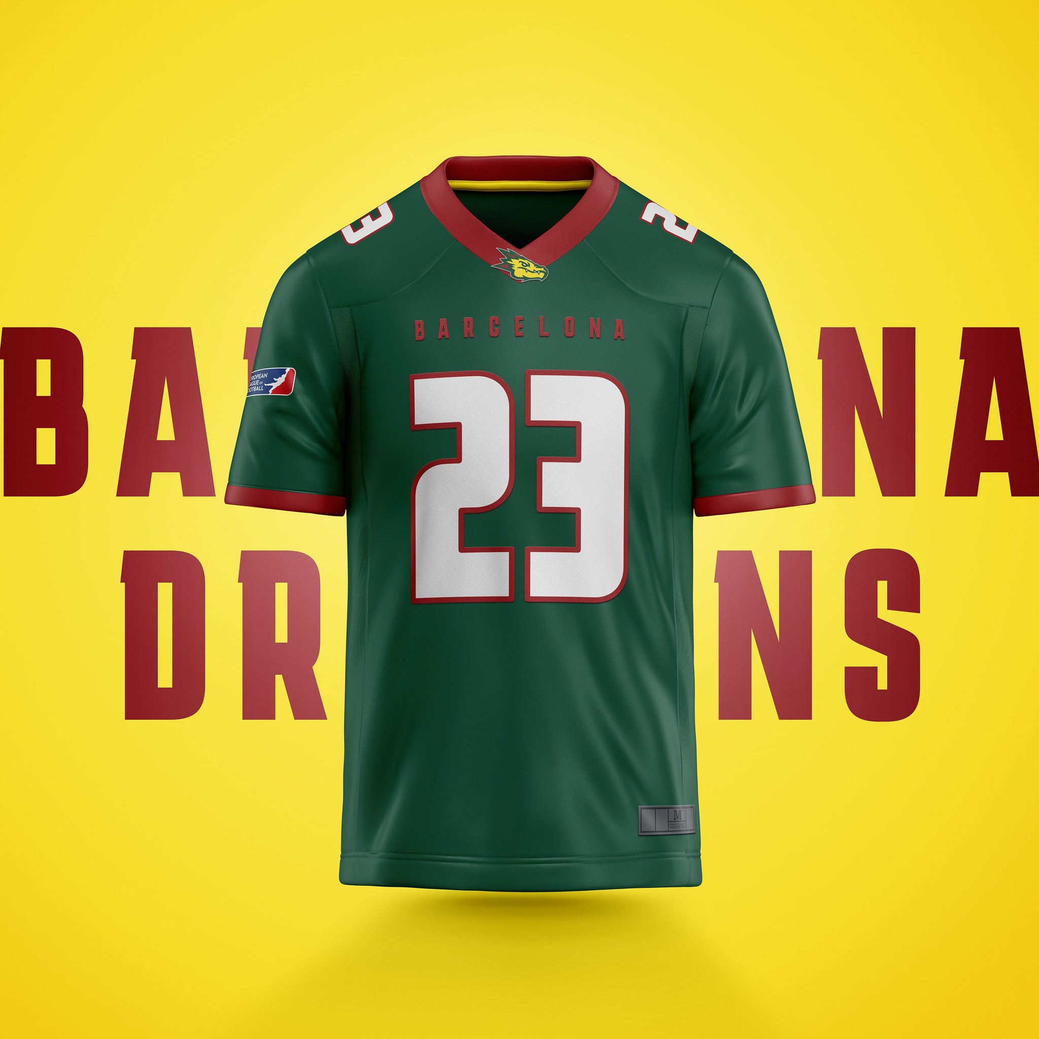 Barcelona Dragons Authentic Game Jersey
