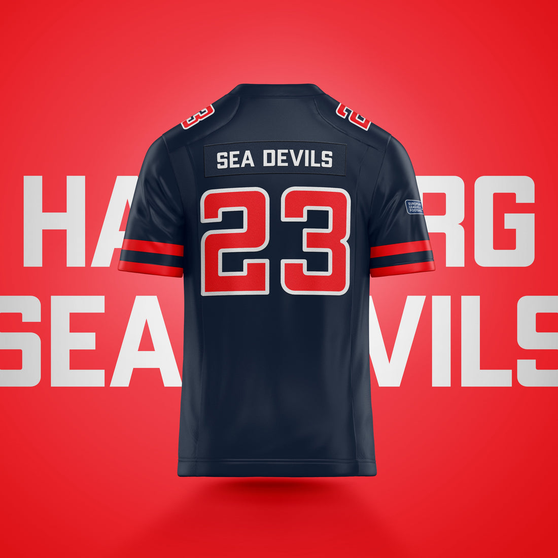 Hamburg Sea Devils Authentic Game Jersey