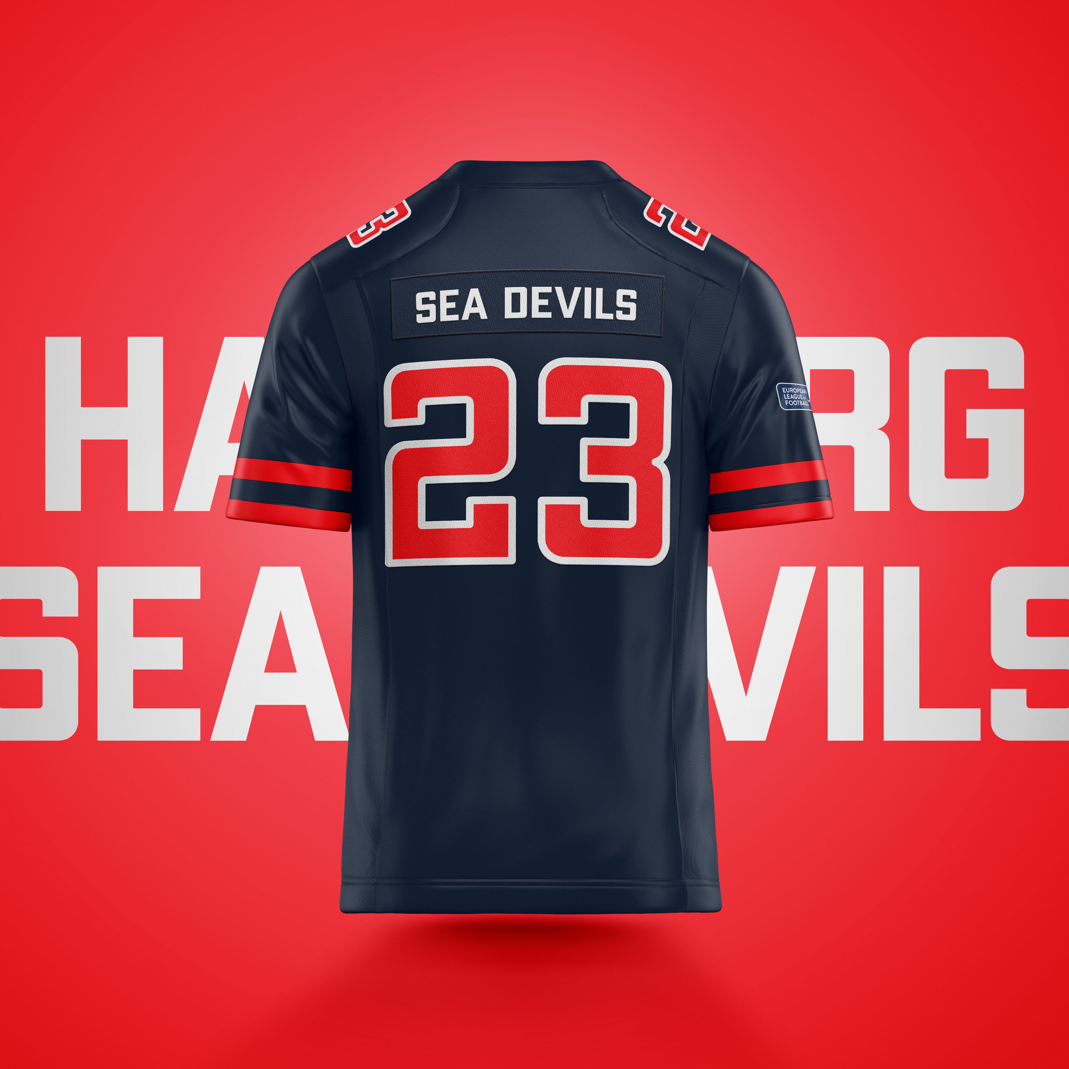 Hamburg Sea Devils Authentic Game Jersey 2023